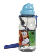 Squeeze com Alça de Transporte - 500ml - Disney - Marvel - Vingadores - Azul - DMW