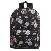 Mochila Escolar - 40Cm - Flowers - Capricho - Preto - DMW