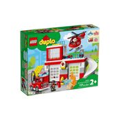 Lego Duplo Quartel dos Bombeiros e Helicóptero 10970