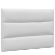 Cabeceira Painel Cama Box Solteiro 90cm Grécia Corano D05 Branco - Mpozenato