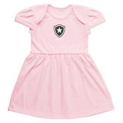 Vestido Infantil Botafogo Rosa Torcida Baby