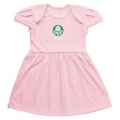 Vestido Infantil Palmeiras Rosa Torcida Baby