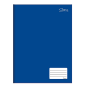 Caderno Brochura - 21x14 Cm - Capa Dura - 96 Folhas - Azul - Foroni