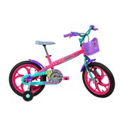 Bicicleta Aro 16 - Barbie - Rosa - Caloi
