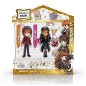Conjunto de Bonecos e Acessórios - Harry Potter - Amigos Mágicos - Ron e Pavarti - Sunny