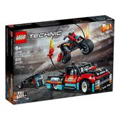 LEGO Technic - Moto e Caminhão de Acrobacias - 42106