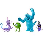 Conjunto de Figura de Ação - Disney - Pixar - Monstros S.A. - 4 Figuras - Mattel