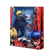 Boneca Miraculous Ladybug e Cat Noir