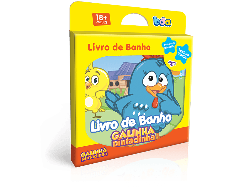 LIVRO INFANTIL COLORIR GALINHA PINTADINHA ARTE E COR - Ri Happy