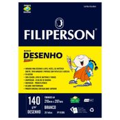 Bloco Técnico Sem Margem - Bloco de Desenho - A4 - 20 Folhas - Branco - Filiperson