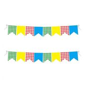 20 Bandeirinhas de Festa Junina Julina TNT Faixa Decorativa