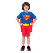 Fantasia Super Homem/Superman Infantil Clássico curta