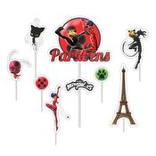 Topo de Bolo Ladybug Para Festa de Aniversário Infantil