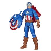 Figura Articulada - 30 Cm - Titan Heroes - Disney - Marvel - Avengers - Capitão América - Blast Gear - Hasbro