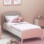 Cama Multimóveis Ternura Branco,Cinza,Rosa 83 cm 193 85