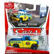 Disney Cars Carros Dexter Hoover w/ Checkered Flag Mattel