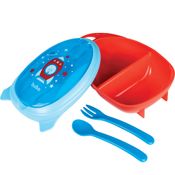 KIT REFEICAO COM TALHER - FOGUETE AZUL - 13514