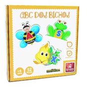 Jogo Educativo e Didatico Abc Dos Bichos 52 Pecas +4 Anos
