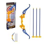 Arco E Flechas UltraMira Com 3 Flechas Amarelo Well Kids