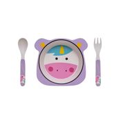 Kit Alimentação Eco Fibra de Bambu Girotondo Baby