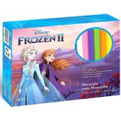 Kit De Atividades Diversao Com Massinha Frozen II Disney DCL