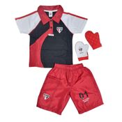 Conjunto Infantil Goleiro São Paulo Oficial