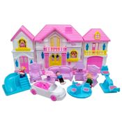 Casinha de Boneca Infantil 15 Peças BW043