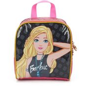 Lancheira Térmica Barbie Mão Costas Luxcel Preto
