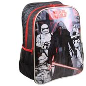 Mochila Luxcel de Costas Infantil Star Wars Poliéster Preto