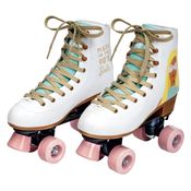 Patins Barbie Clássico 33 -34 Fun Branco