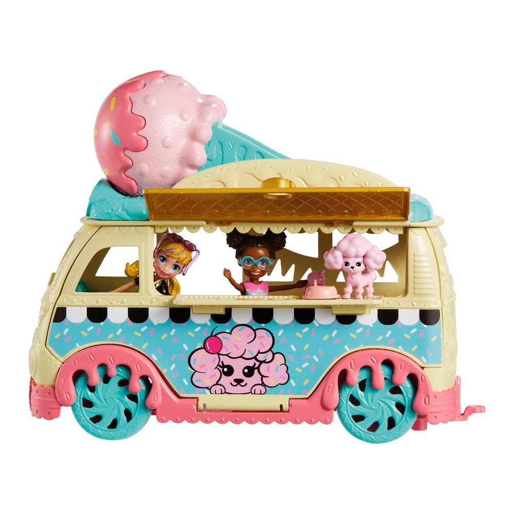 Mini Boneca - Polly Pocket - Polly com Veículo - Carro de Acampamento -  Mattel - Ri Happy