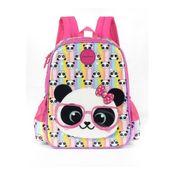 Mochila Escolar Panda Up4You Rosa