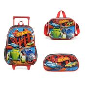 Mochila Vermelho Luxcel Hot Wheels