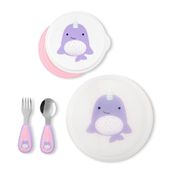 Kit de Alimentação Zoo Baleia Narval Skip Hop Roxo