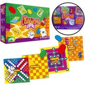 Kit Jogos Tabuleiro Clássicos 8 em 1 Dama Dominó E Etc Copag