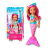 Boneca Barbie - Sereia Chelsea Calda Rosa Dreamtopia Mattel