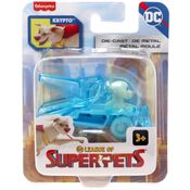 Carrinho Die Cast DC Super Pets Nave Espacial Krypto Mattel