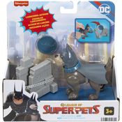 Figura DC Super Pets Ace o Bat-Cão Lança Discos Mattel HGL08