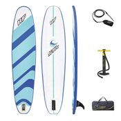 Prancha de Surf Inflavel 2,43m x 57cm x 7cm c/ Bolsa + Bomba Manual Bestway