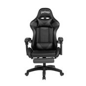 Cadeira Gamer Pctop Racer SE1006E c/ ajuste Classe 3, Apoio p/ Pés - Preto