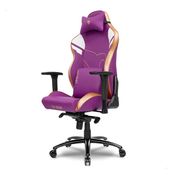 Cadeira Gamer Pichau Omega, Roxa e Dourada, PG-OMG-PRP01