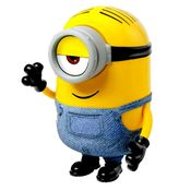 Boneco do Minions Stuart com 10 Falas e Risadas a Origem De Gru Rosita