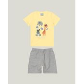 Conjunto Amigos Malha Menino Malwee Kids