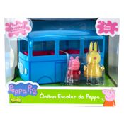 Mini Figura e Veículo - Onibus Escolar - Peppa Pig - Sunny