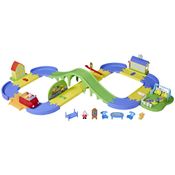 Pista de Percurso com Mini Figura e Acessórios - Peppa Pig - Passeio pela Cidade da Peppa - Hasbro