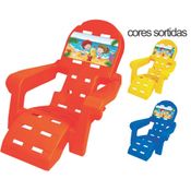 CADEIRA P/PISCINA/PRAIA PLASTICO INFANTIL CORES SORTIDO 1UND.