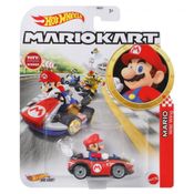 Carrinho Die Cast Mario Kart - Mario Wild King Mattel