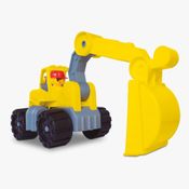 Máquina Escavadeira Infantil - Rocks Construction - Samba Toys - Amarelo
