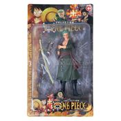 Boneco Anime Action Figure One Piece 18Cm - Roronoa Zoro