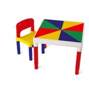 Mesa Infantil Com Cadeira Multi Atividades Bell Toy